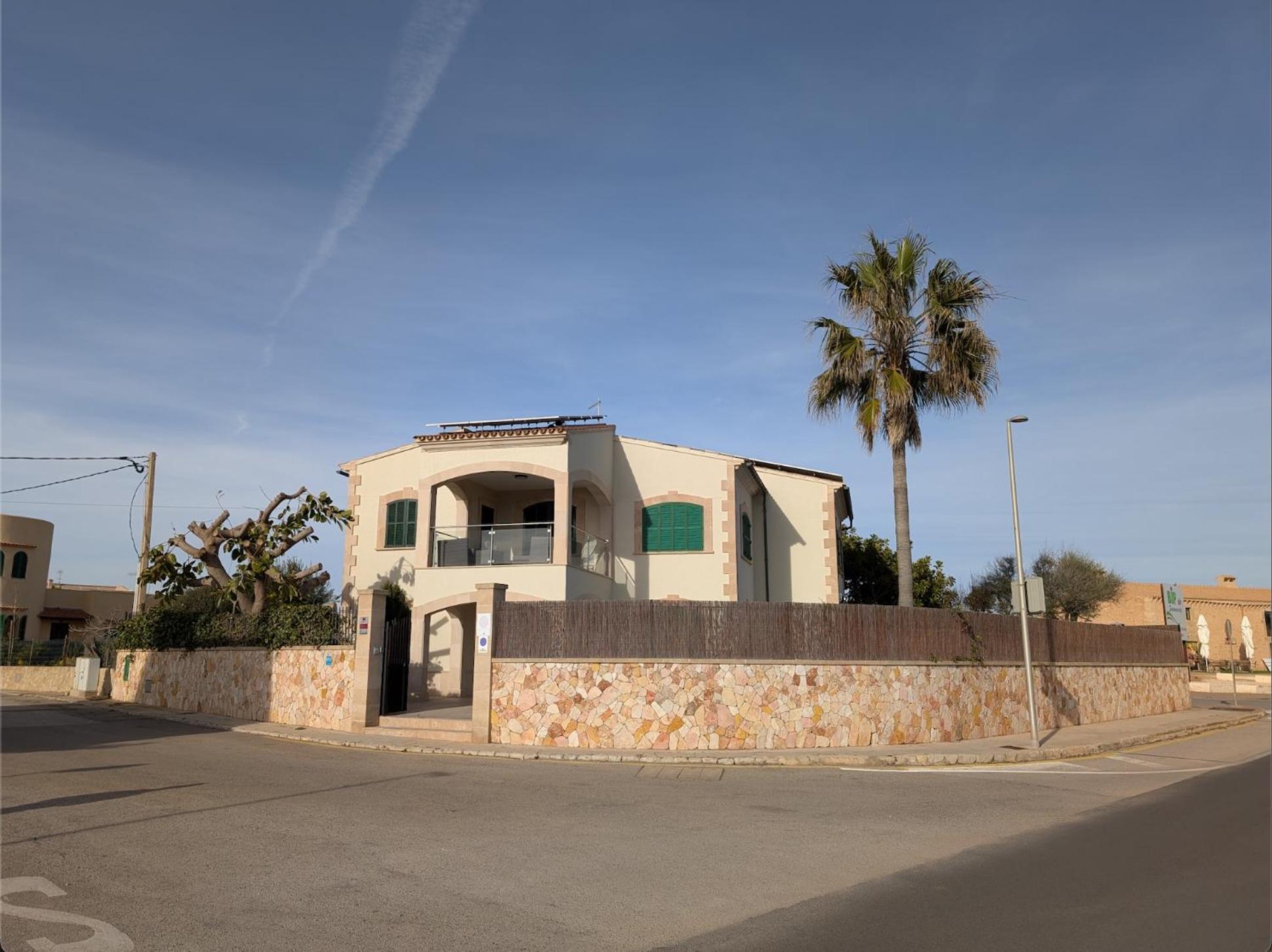 Mallorca Finca Haus Mit Pool Direkt Am Meer Es Trenc, Bootstour Moeglich Sa Rapita Exterior photo